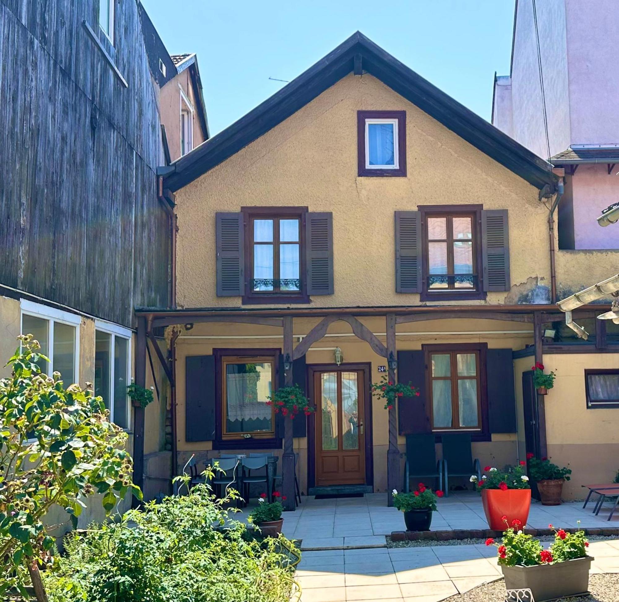 Maison Avec Terrasse Colmar Centre-Cottage Garden Terrace Center Old Town Кольмар Экстерьер фото
